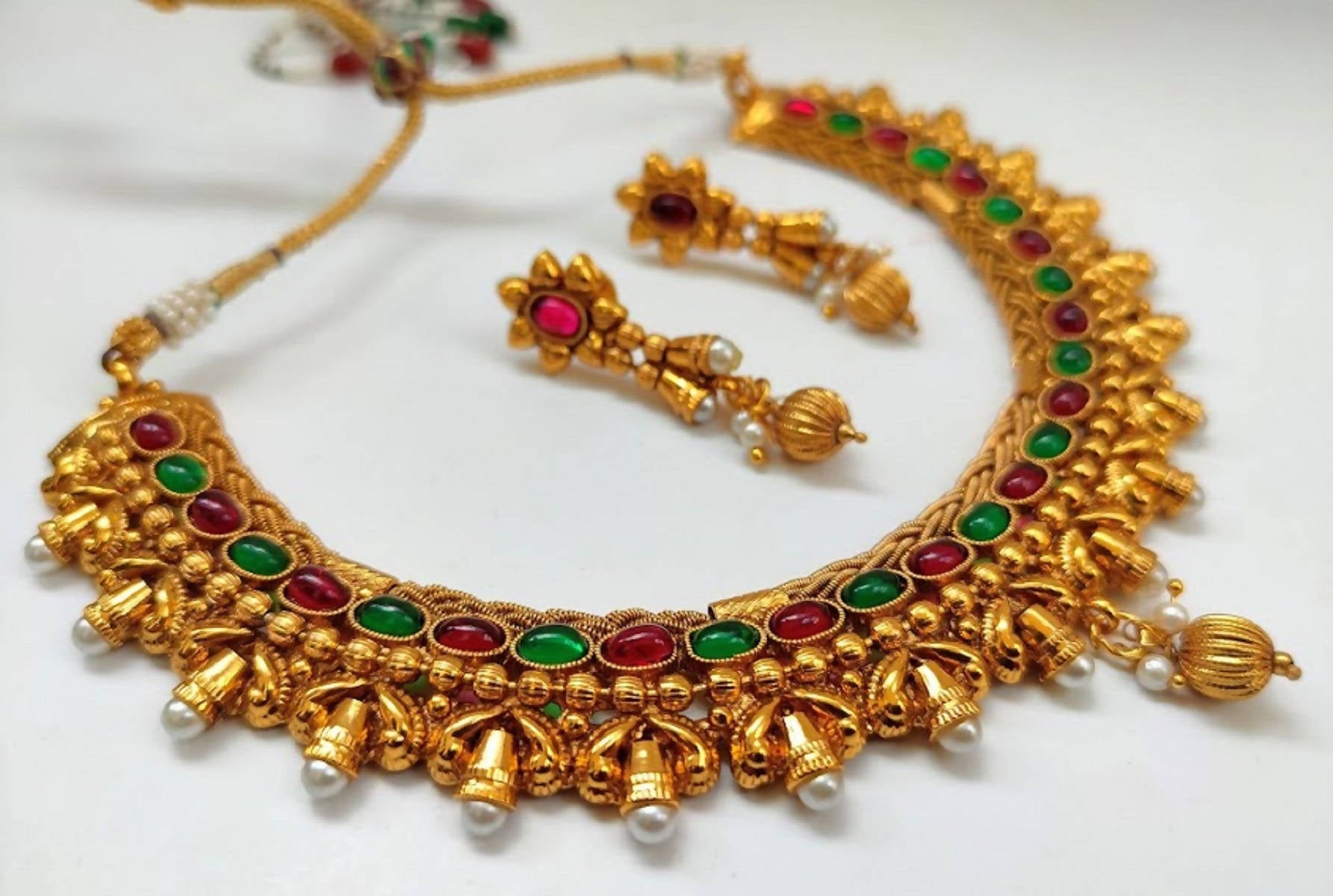 Multicolor Kemp Designer Necklace Set - Distacart