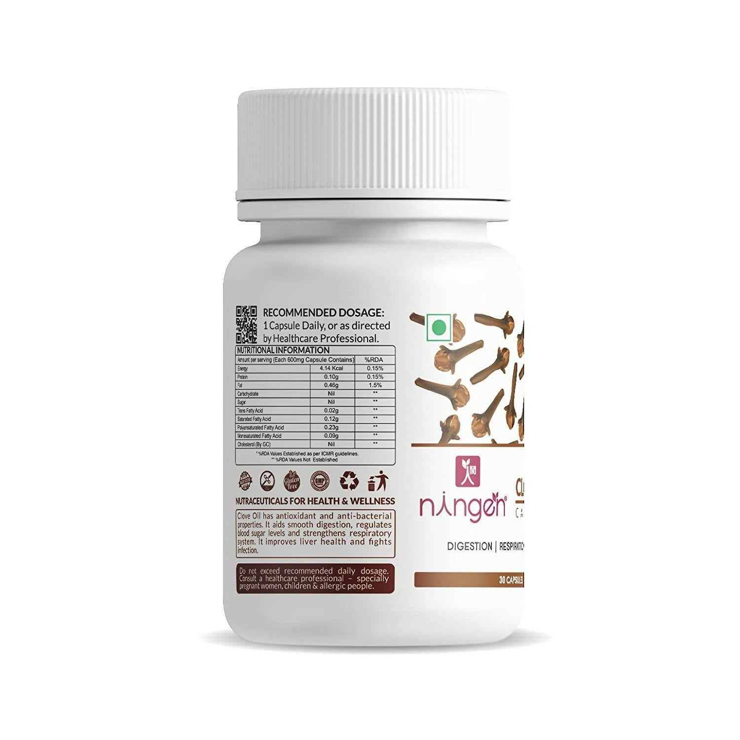 Ningen Clove Oil Capsules - Distacart