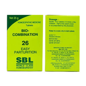SBL Homeopathy Bio-Combination 26 Tablets 25gm