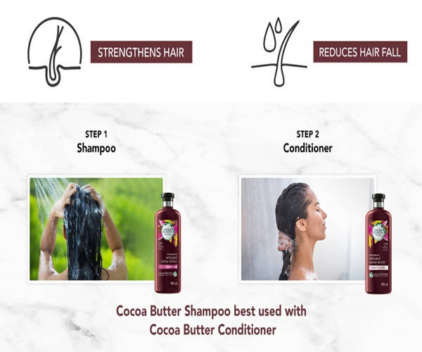 Herbal Essences Strength Whipped Cocoa Butter Shampoo Crafted With Bio: renew Antioxidant, Aloe, Sea kelp: 400 ml  Online