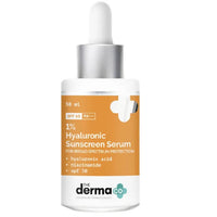 Thumbnail for The Derma Co 1% Hyaluronic Acid Sunscreen Serum - Distacart
