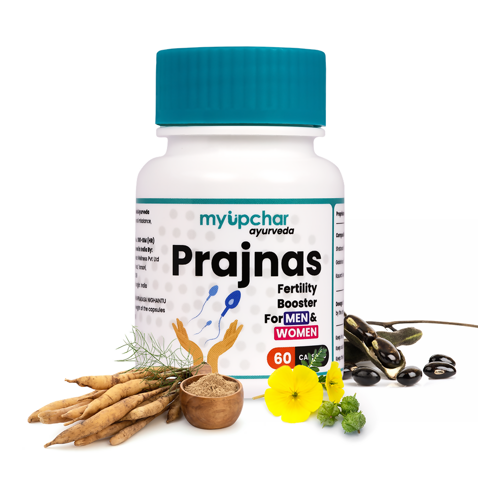 myUpchar Ayurveda Prajnas Fertility Booster Capsules - Distacart