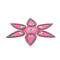 Thumbnail for Kundan HandiKrafts Drop Rangoli Pink (Medium) - Distacart