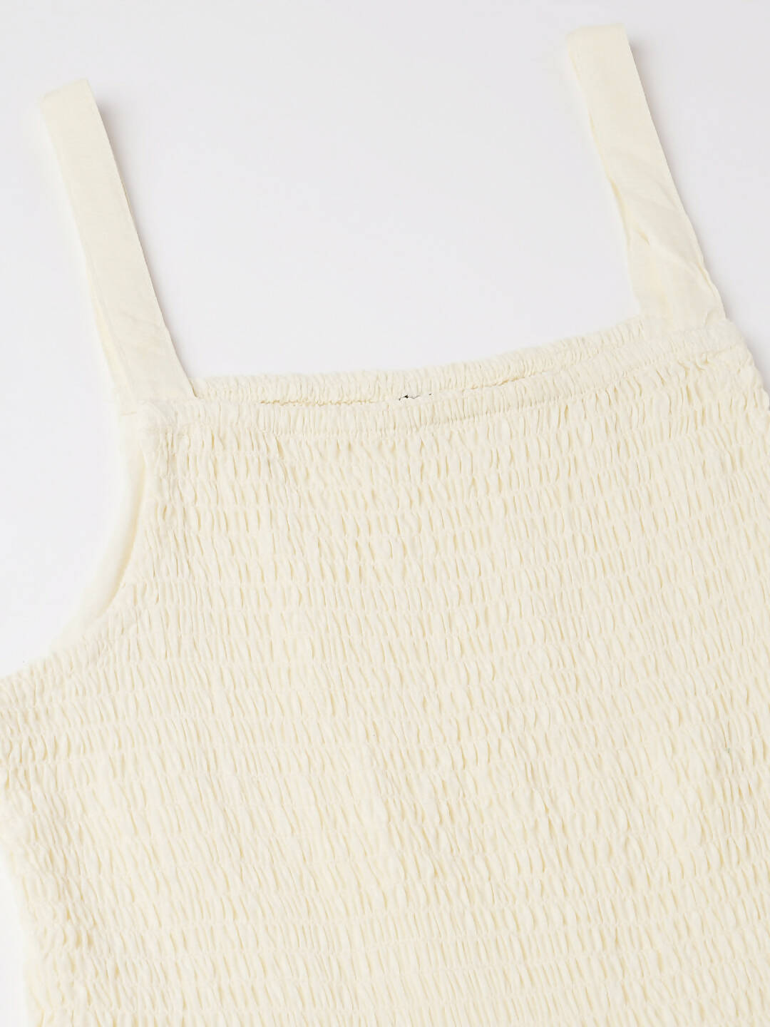 White Cotton Solid Flared Dress with Printed Shrug - Yukti - Distacart