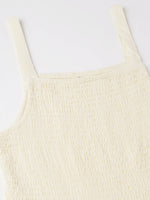 Thumbnail for White Cotton Solid Flared Dress with Printed Shrug - Yukti - Distacart