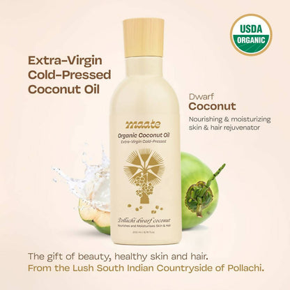 Maate Organic Coconut Oil | Extra Virgin Cold Pressed - Distacart