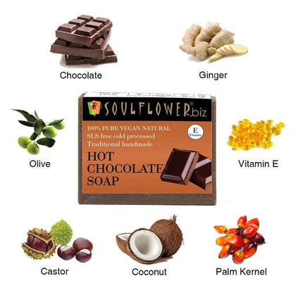 Soulflower Handmade Hot Chocolate Soap - Distacart