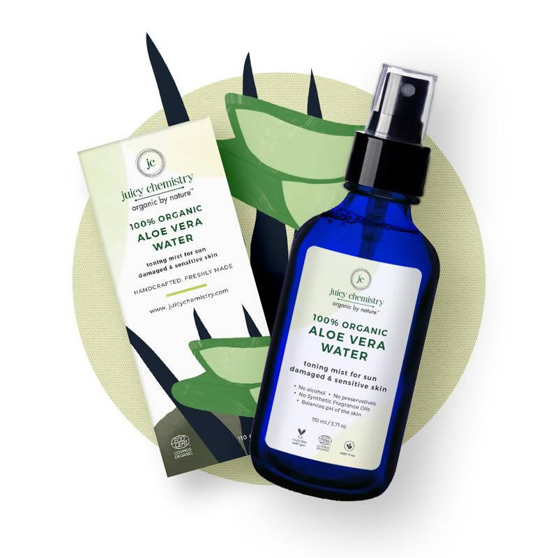 Juicy Chemistry Aloe Vera Water Toner for Sensitive Skin - Distacart