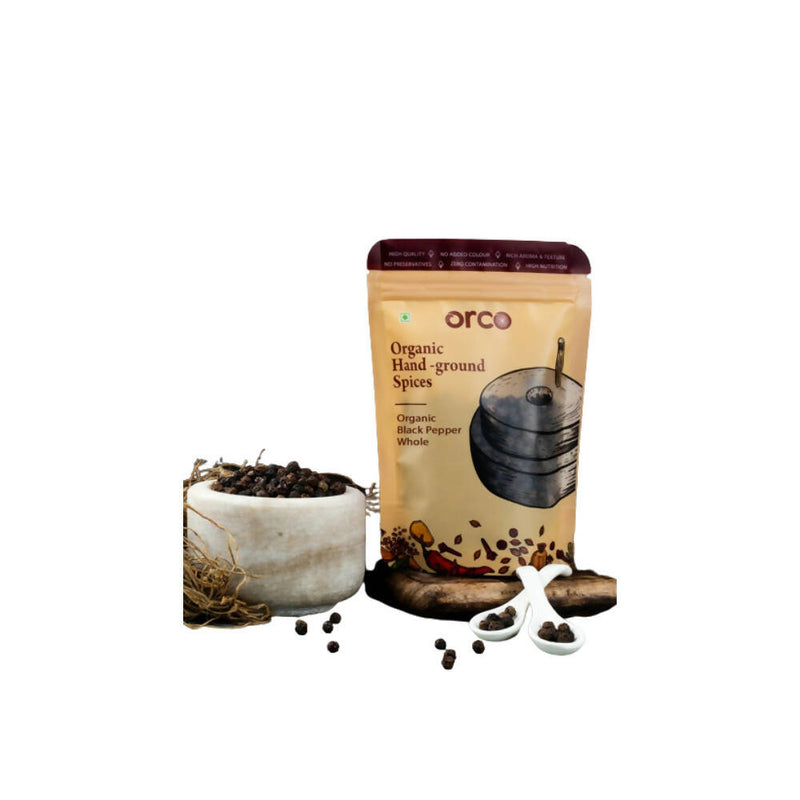 Orco Organic Black Pepper Whole - Distacart