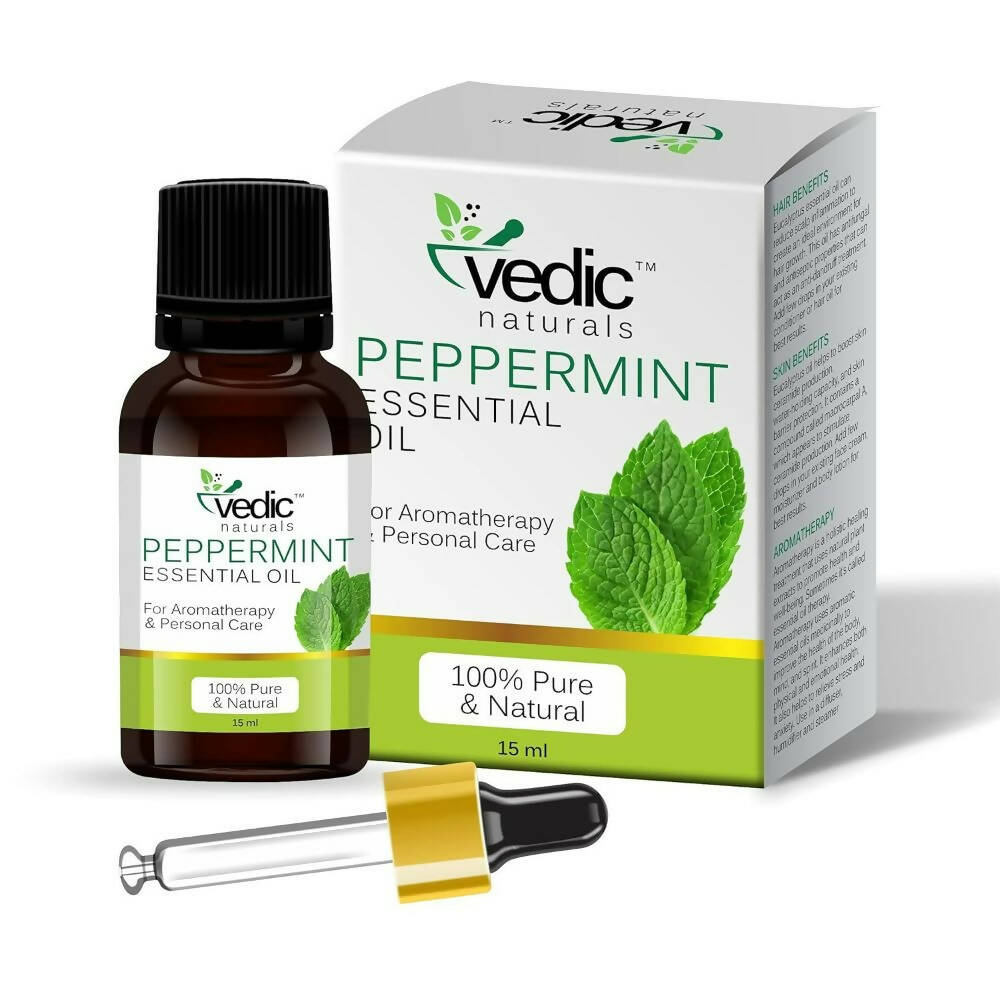 Vedic Naturals Peppermint Essential Oil - Distacart