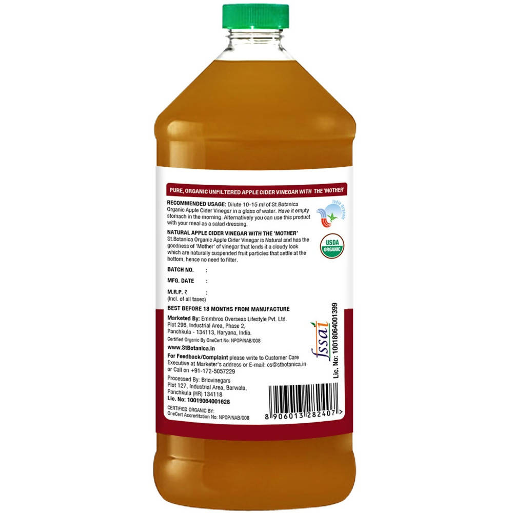 St.Botanica Organic Apple Cider Vinegar