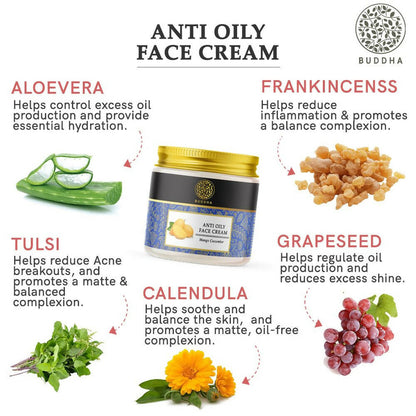 Buddha Natural Oily Face Cream - Distacart