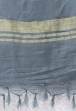 Thumbnail for Mominos Fashion Moeza Slub Cotton Grey Dupatta