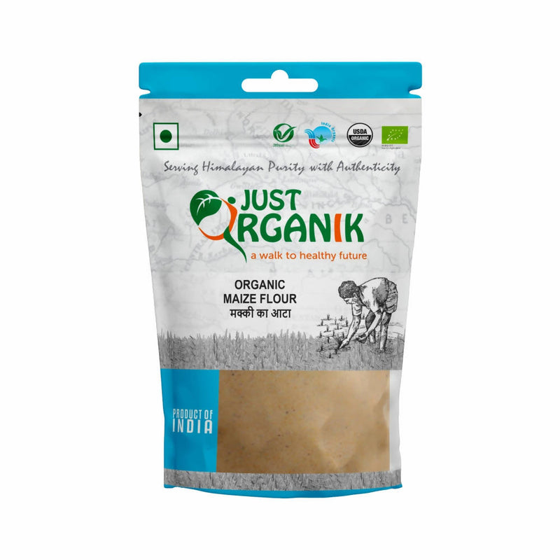 Just Organik Maize Flour (Makki Aata) - Distacart