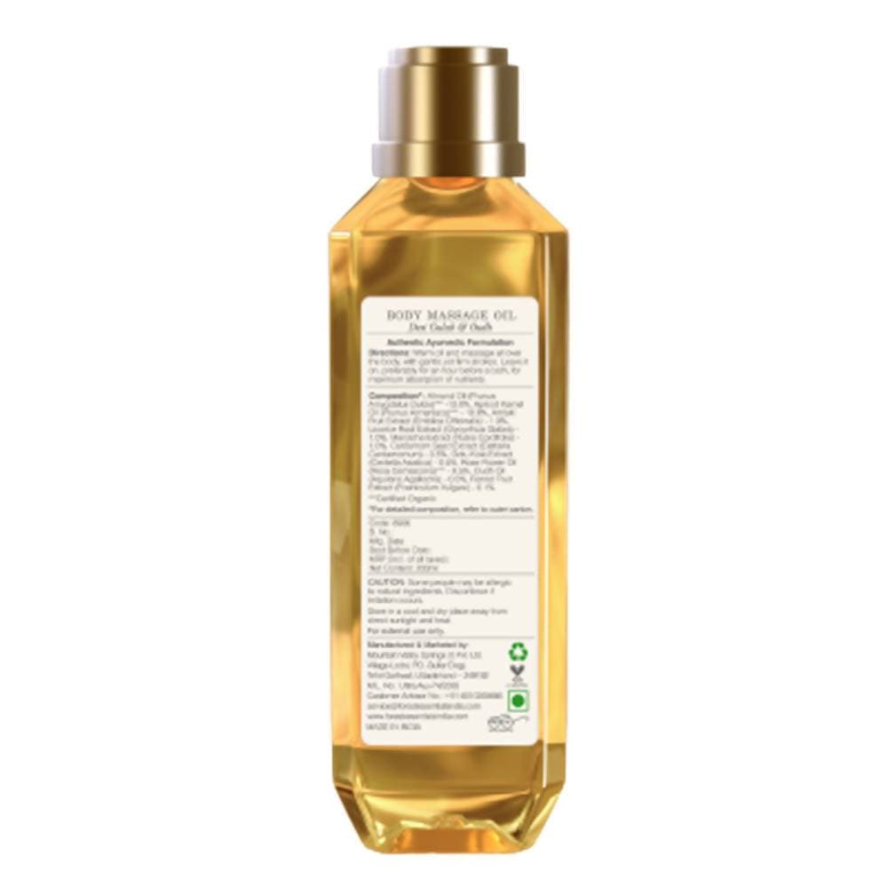 Forest Essentials Harmonizing Body Massage Oil Desi Gulab & Oudh - Distacart