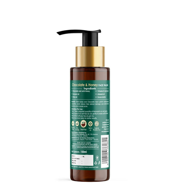 Lakshmi Krishna Naturals Chocolate & Honey Face Wash - Distacart