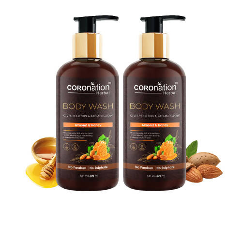 Coronation Herbal Almond and Honey Body Wash - Distacart