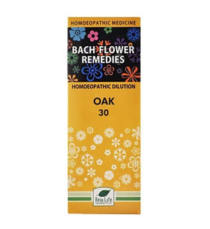 New Life Homeopathy Bach Flower Remedies Oak 30 Dilution