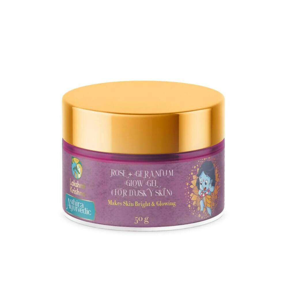 Lakshmi Krishna Rose + Geranium Glow Gel For Dusky Skin - Distacart