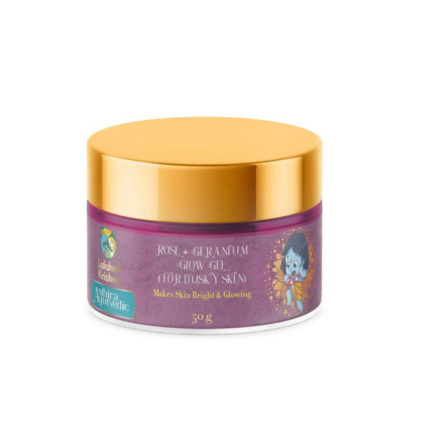 Lakshmi Krishna Rose + Geranium Glow Gel For Dusky Skin - Distacart