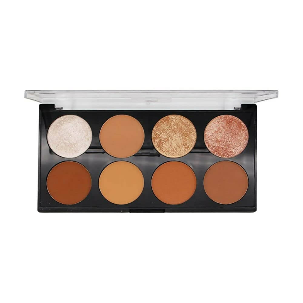 Fashion Colour Pro HD Contour & Highlighter Palette-Shade 03 - Distacart