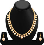 Thumbnail for Gold-Plated Alloy Crystal Chain Necklace Set - The Pari - Distacart