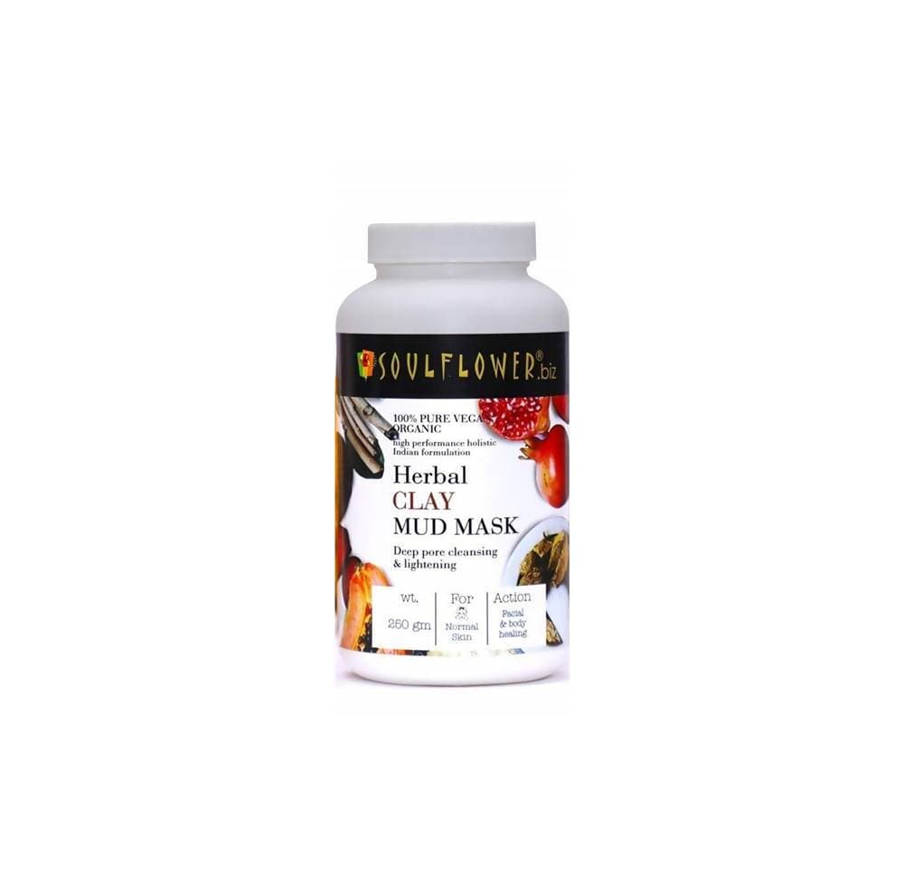 Soulflower Herbal Clay Mud Mask - Distacart