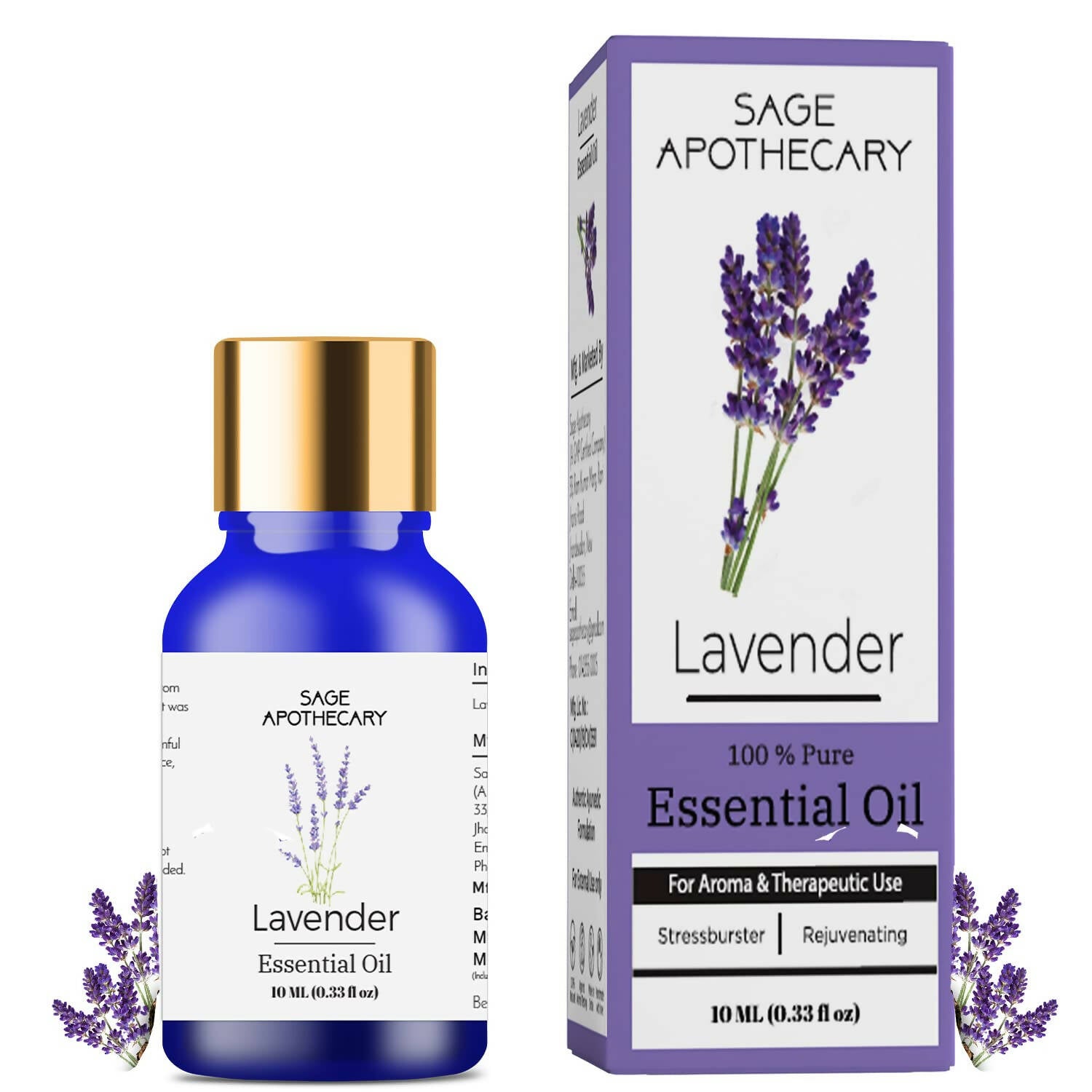 Sage Apothecary Lavender Essential Oil - Distacart