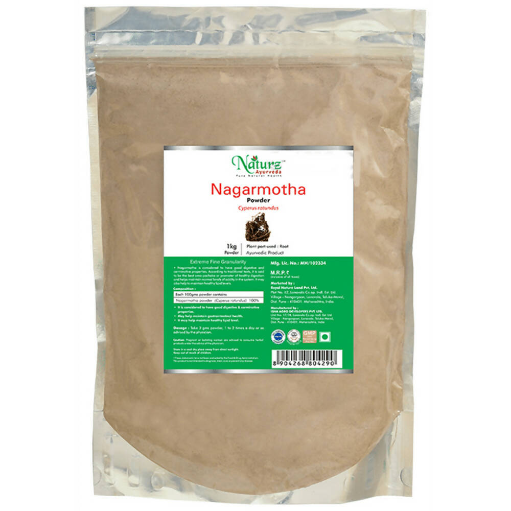 Naturz Ayurveda Nagarmotha Powder - Distacart