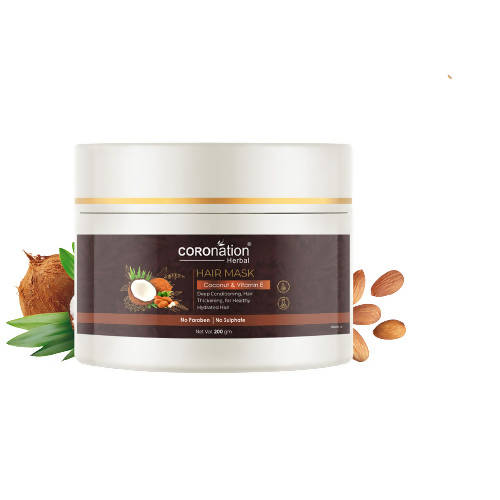 Coronation Herbal Coconut and Vitamin E Hair Mask - Distacart