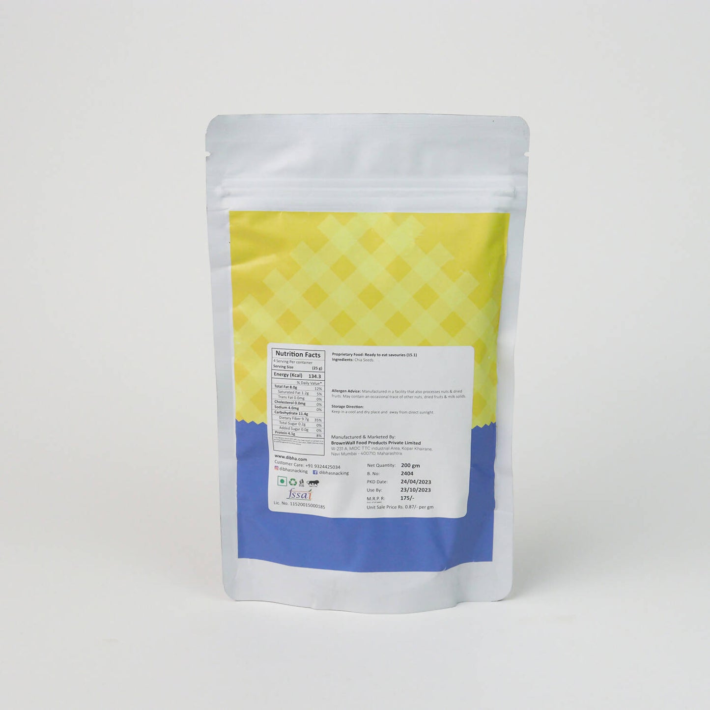 Dibha - Honest Snacking Chia Seeds - Distacart