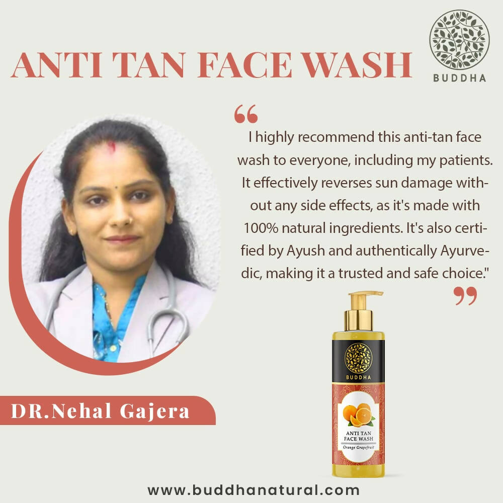 Buddha Natural Tan Face Wash - Distacart