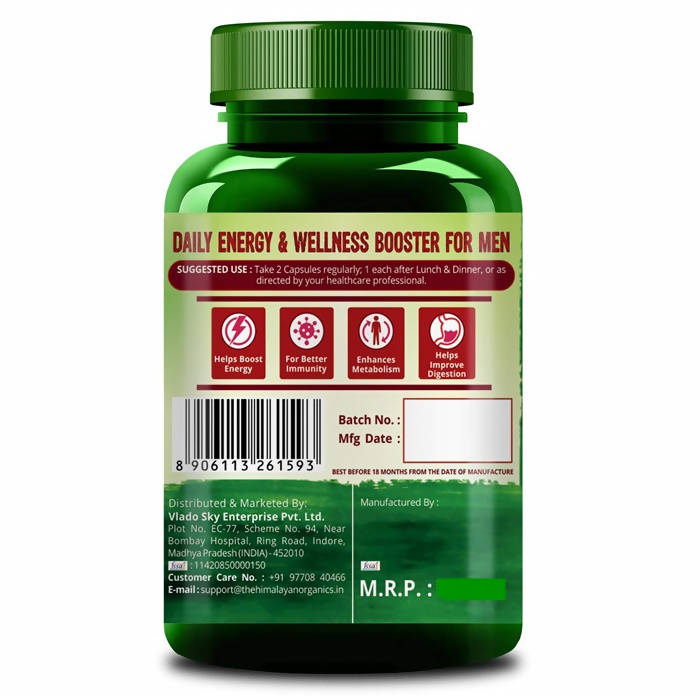 Himalayan Organics Whole Food Multivitamin For Men Boosts Overall Health: 60 Vegetarian CapsulesHimalayan Organics Whole Food Multivitamin For Men Boosts Overall Health: 60 Capsules