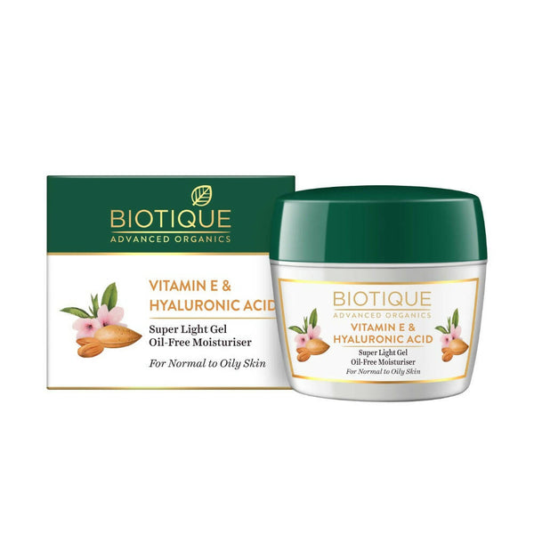 Biotique Advanced Organics Vitamin E & Hyaluronic Acid Oil-Free Moisturiser - Distacart