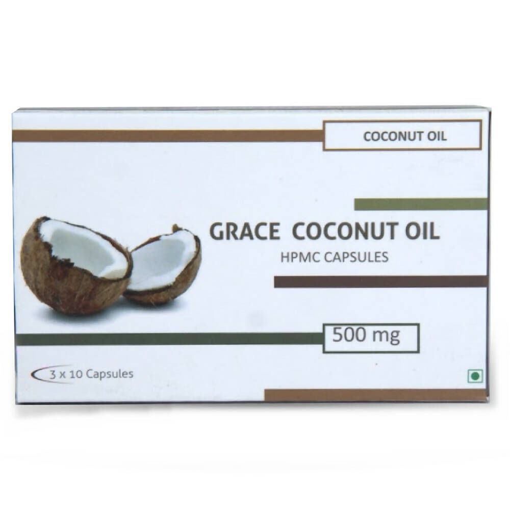 Nutra Grace Coconut Oil Capsules - Distacart