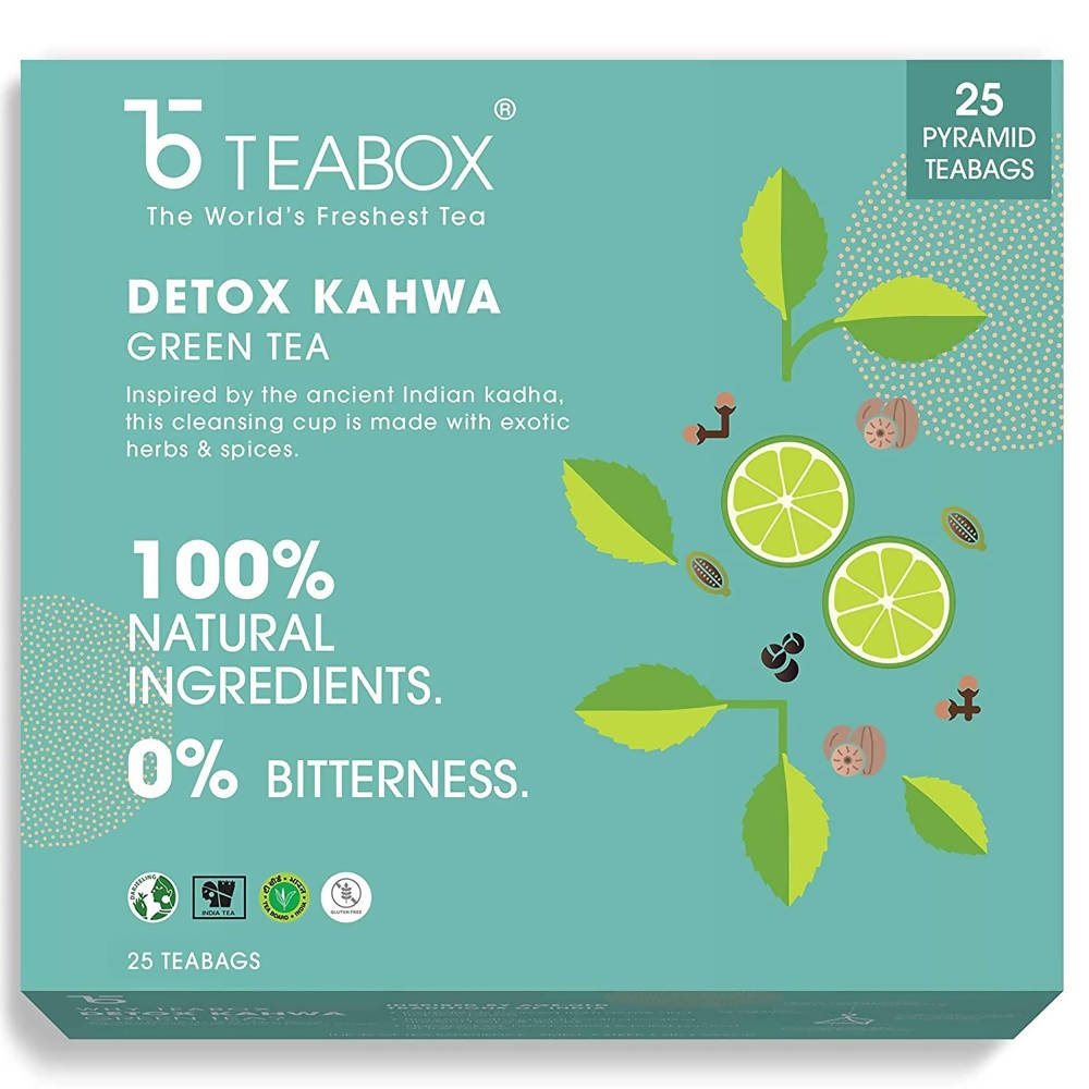 Teabox Detox Kahwa Green Tea Bags