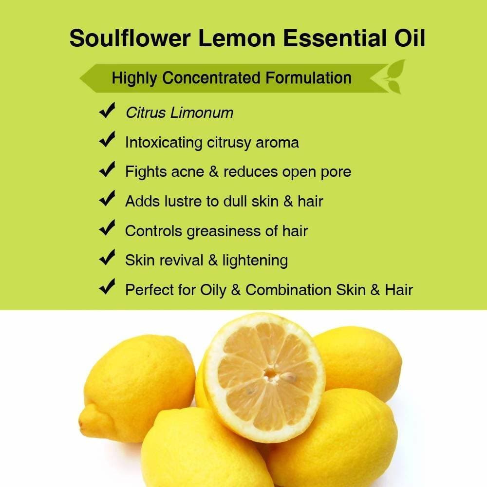 Soulflower Lemon Essential Oil - Distacart