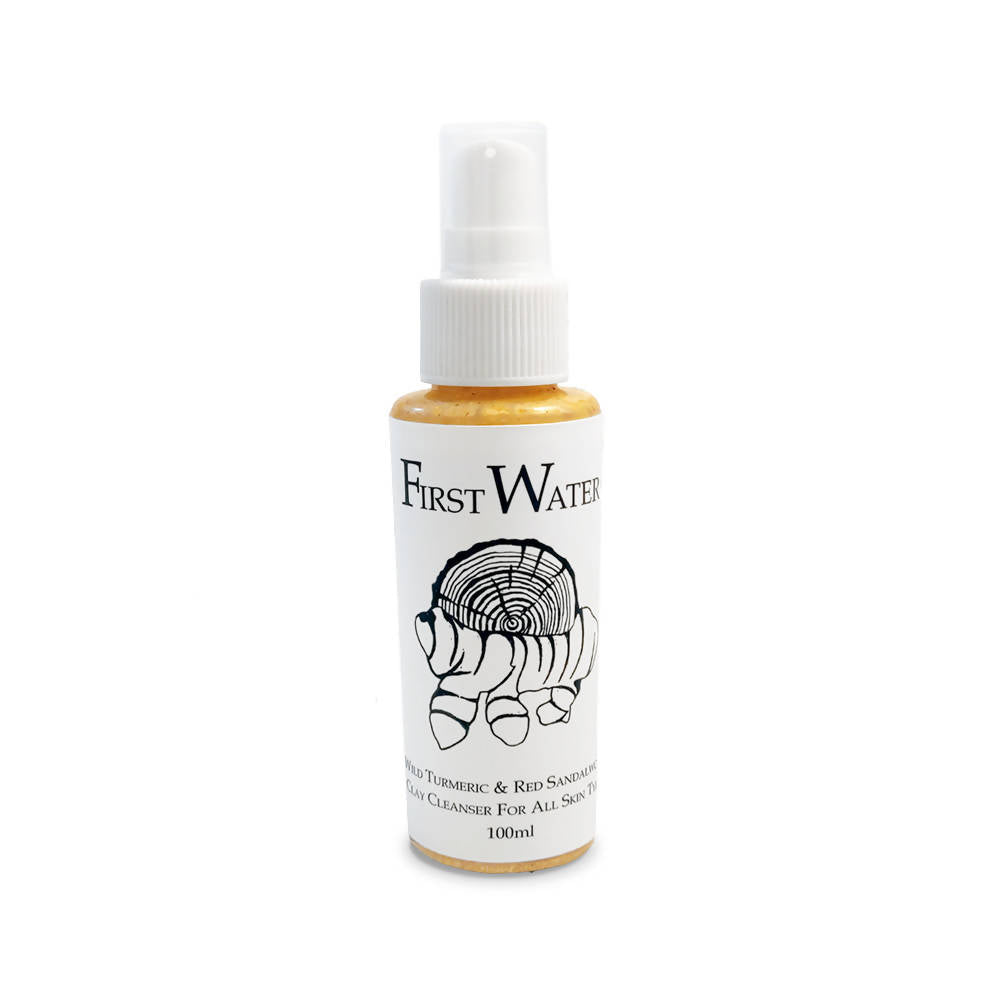First Water Wild Turmeric and Red Sandalwood Clay Cleanser - Distacart