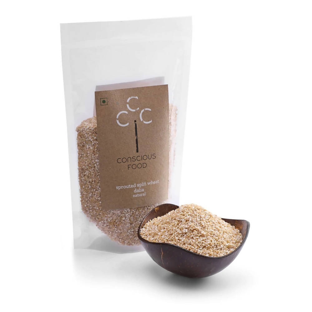 Conscious Food Natural Sprouted Split Wheat (Dalia)