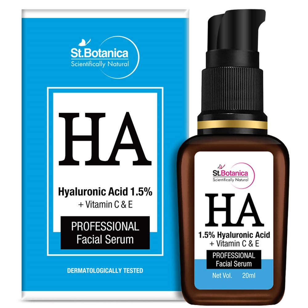 St.Botanica Hyaluronic Acid 1.5% + Vitamin C & E Professional Facial Serum
