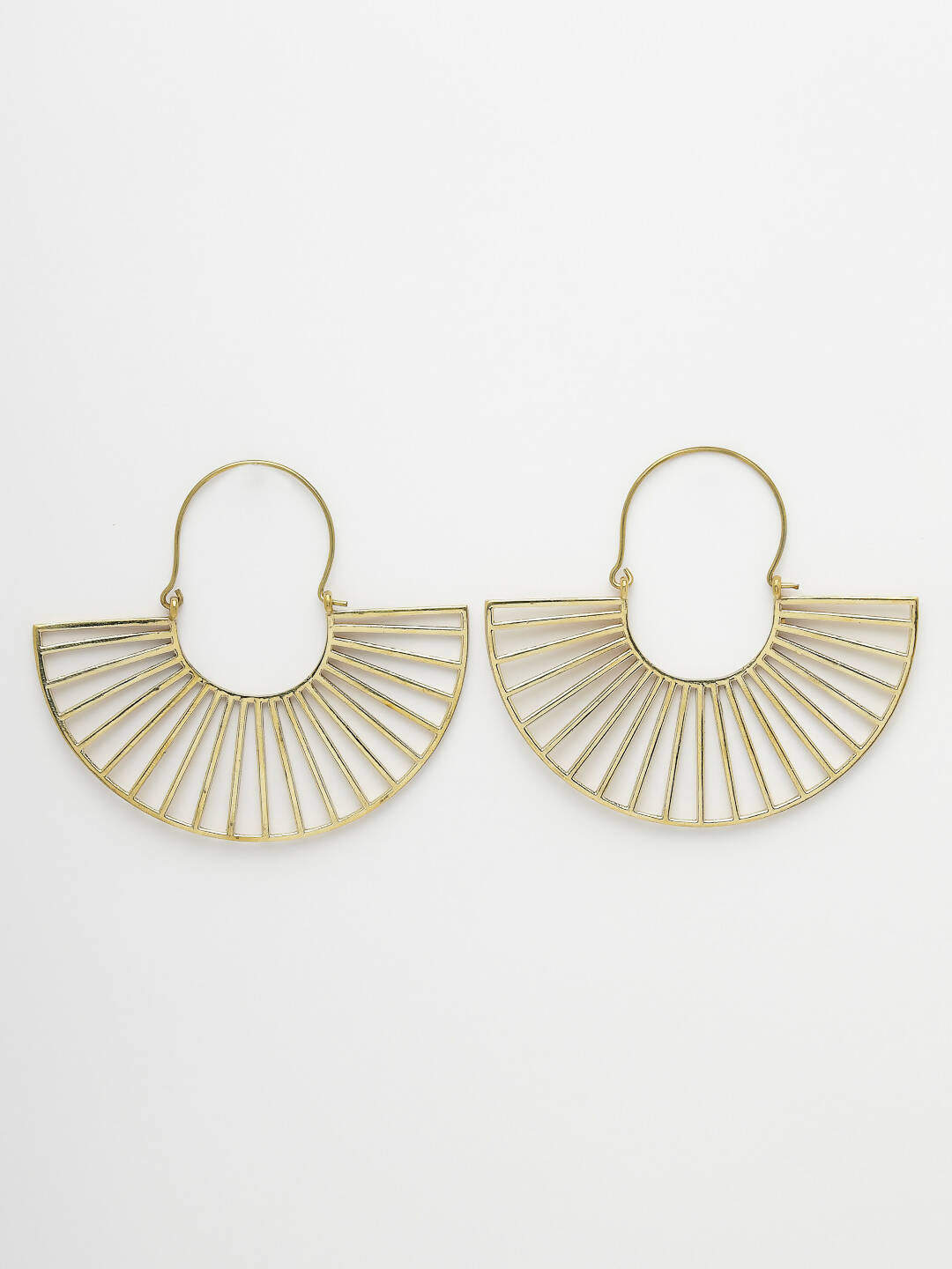NVR Women Golden Hoop Earrings - Distacart