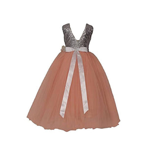 Asmaani Baby Girl Satin A-Line Maxi Full Length Dress (AS-DRESS_22035) - Distacart