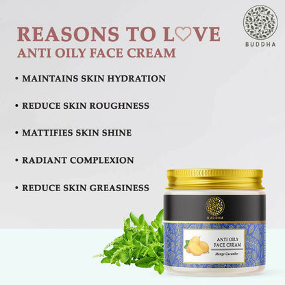 Buddha Natural Oily Face Cream - Distacart