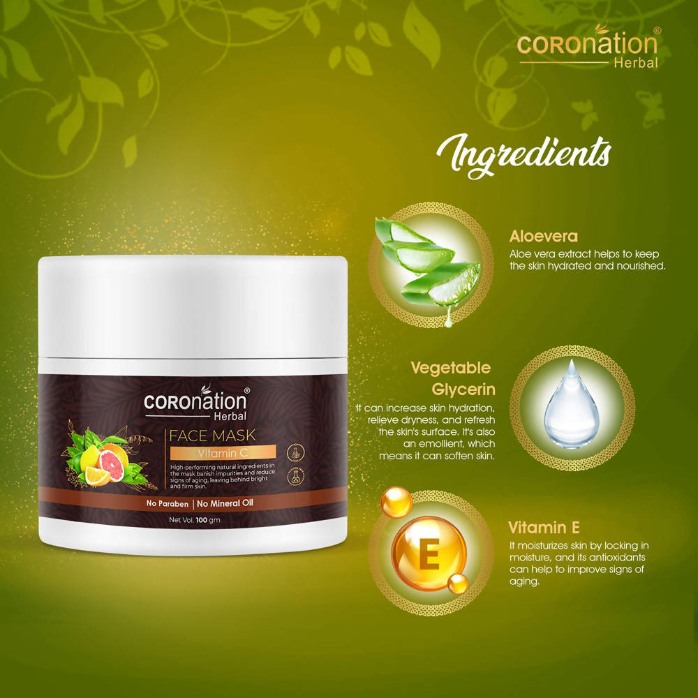 Coronation Herbal Vitamin C Face Mask - Distacart