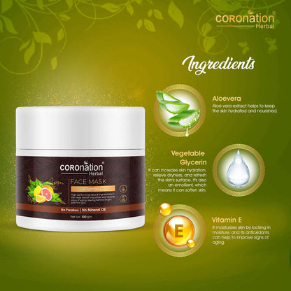 Coronation Herbal Vitamin C Face Mask - Distacart