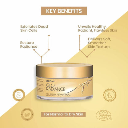 Key Benefits Ozone Glo Radiance Cell Renewal Exfoliant Scrub