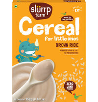 Thumbnail for Slurrp Farm Brown Rice Cereal For Little Ones