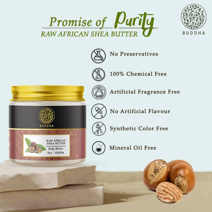 Buddha Natural African Shea Butter Unrefined 100% Pure Raw - Distacart