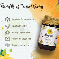 Thumbnail for HoneyVeda Premium Raw Fennel Honey - Distacart