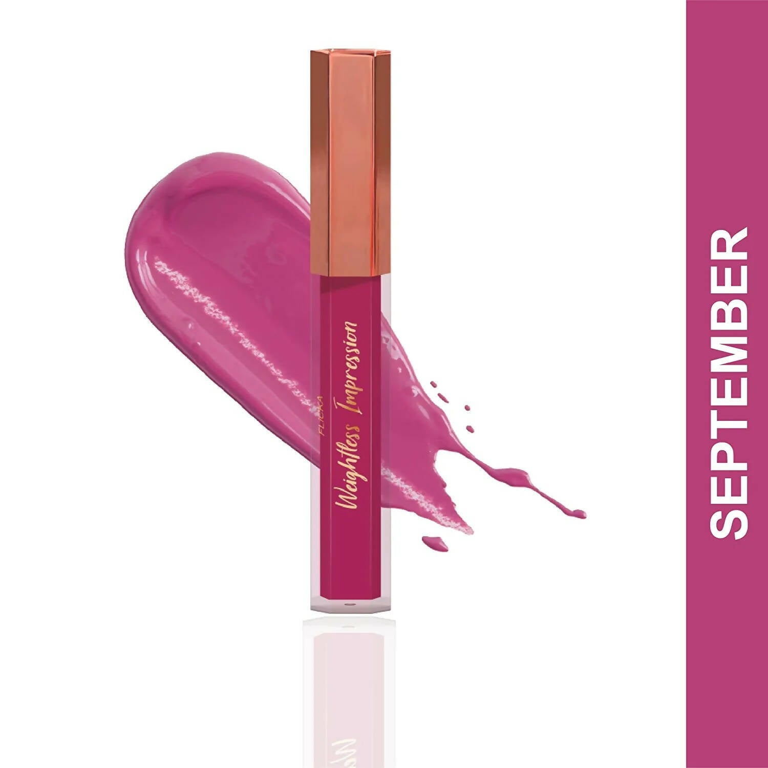 FLiCKA Weightless Impression 09 September - Purple Matte Finish Liquid Lipstick - Distacart